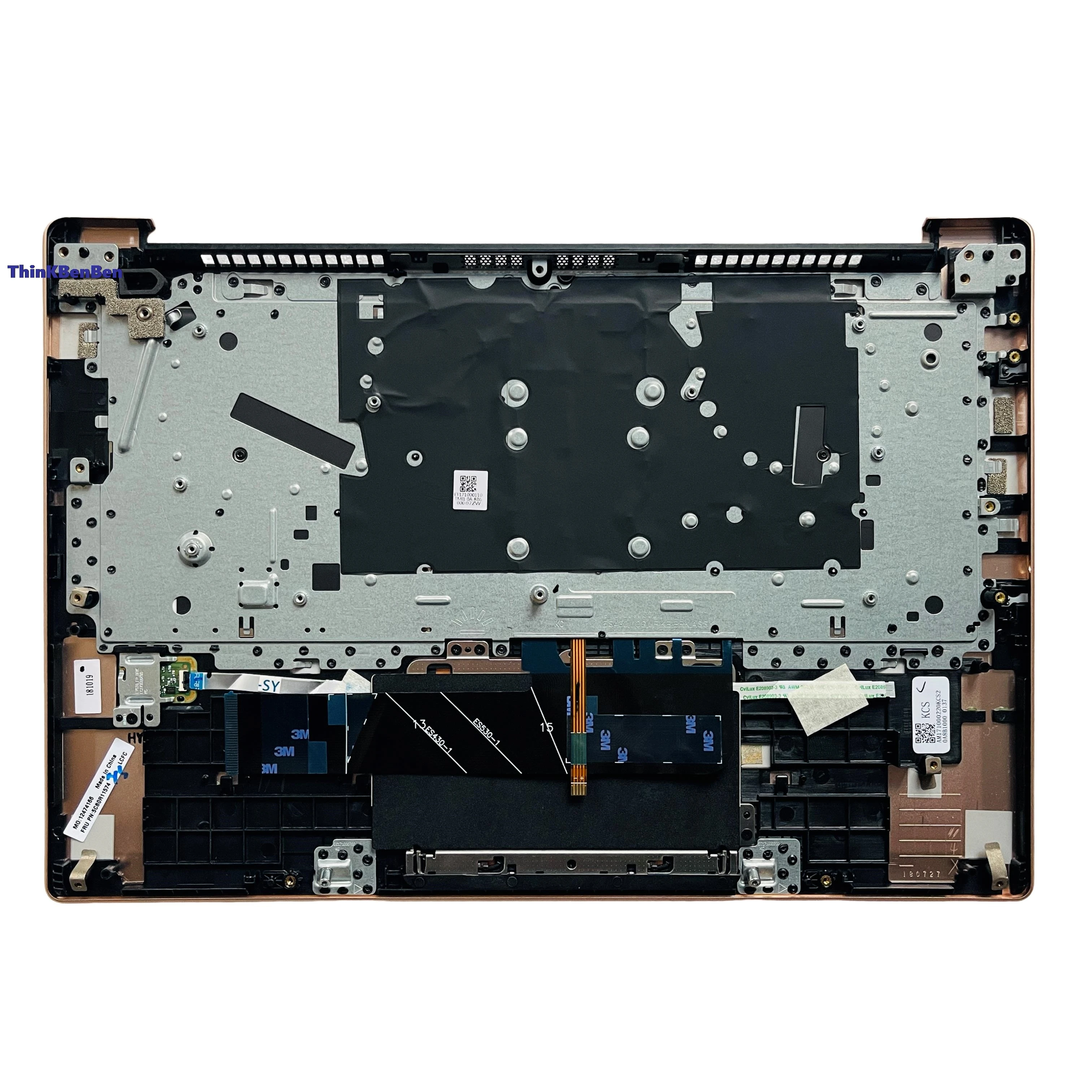 HB Иврит (ил Израиль) Медная клавиатура верхний корпус Упор для рук чехол Lenovo Ideapad