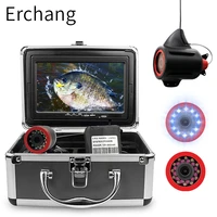 erchang underwater fishing camera 7 inch 24pcs lights 1000tvl waterproof 15m 30m iceseariver camera for fishing fishfinder