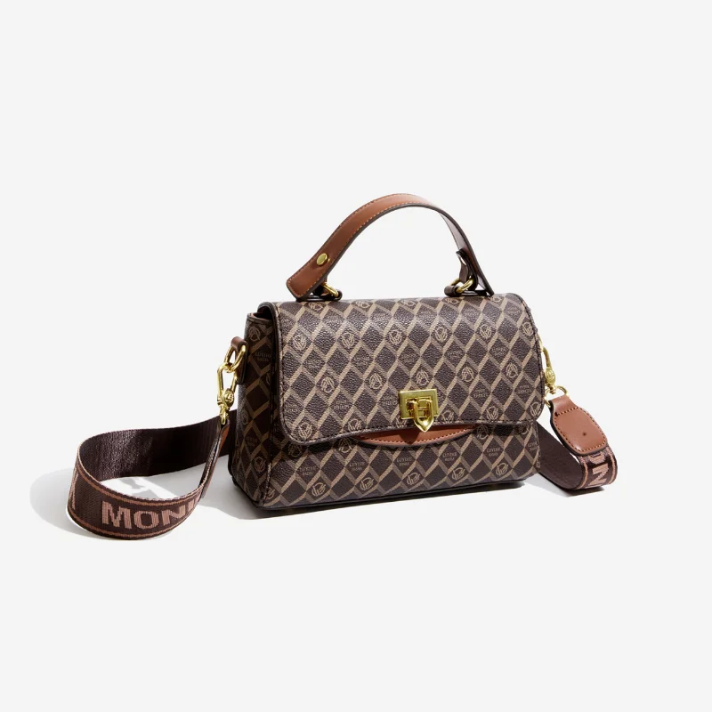 Leimande 2023 Autumn And Winter New High-end Fashion Small Square Bag All-match Messenger Bag Niche Handbag Ladies Shoulder Bag