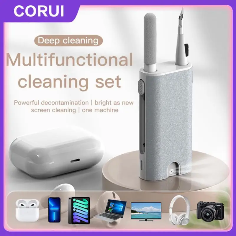 

Computer Keyboard Cleaner Brush Kit Screen Cleaning Artifact Multifunctional Earphone Cleaning Pen Portable Universal
