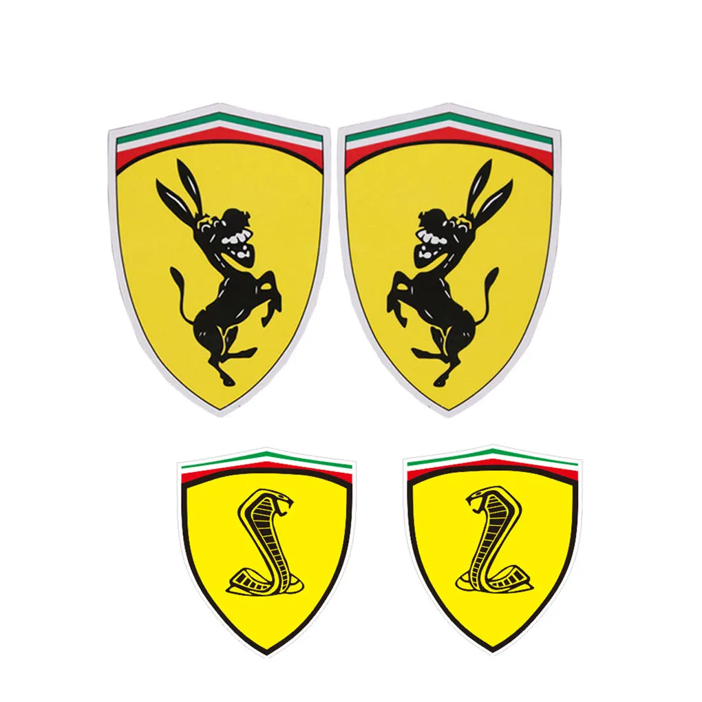 Рисунок 4 - 1/2/3/5 Автомобильная наклейка с рисунком осла