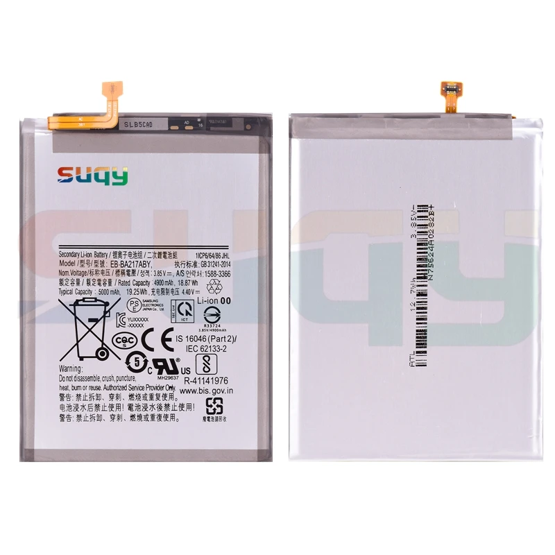 5000mah eb ba217aby replacement phone battery for samsung galaxy a21s a12 bateria for galaxy sm a217f sm a217m a217ds batterie free global shipping