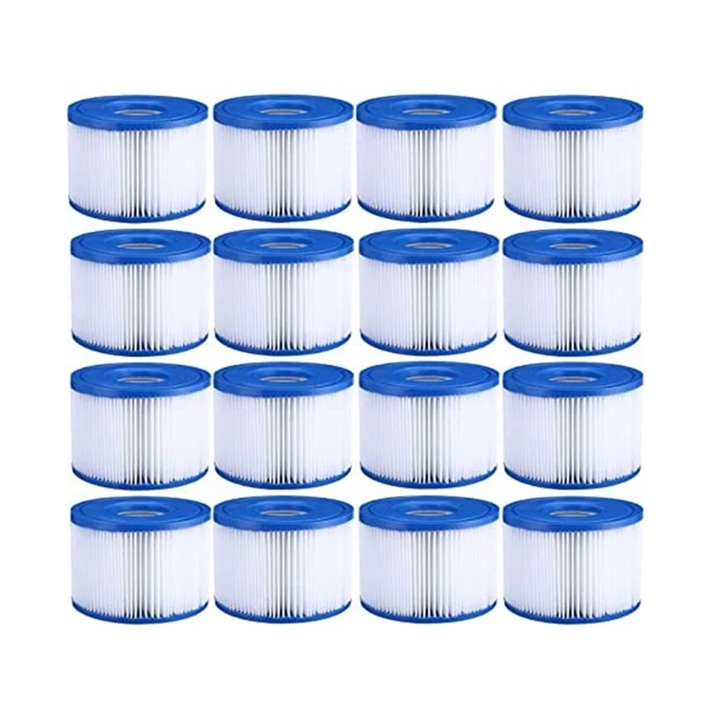 

NEW-16Pcs Pool Filter For Intex Spa Filter 29001E 11692,Type S1 Hot Tub Filter For Intex Purespa 28403E,28407E,28443E,SB-H10