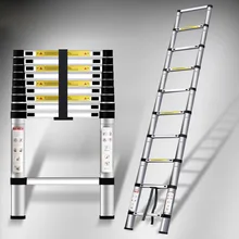 Household Telescopic Ladder PortableThickened Aluminum Ladders Engineering Outdoor Folding Ladder