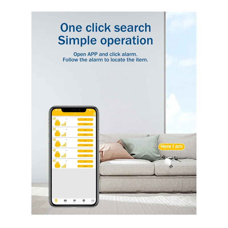 Мини GPS трекер Bluetooth анти-потерянный ключ устройства мобильный телефон для