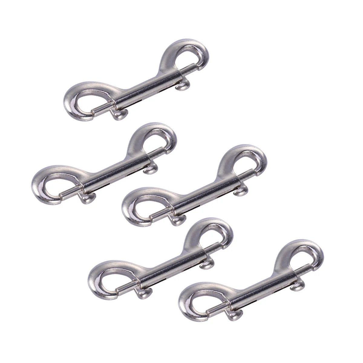 

Double Clip Ended Clips Snap Bolt Hook Trigger Chain Heavy Hooks Sided Diving Alloy Duty Zinc Snaps Clasp Lobster Spring Steel