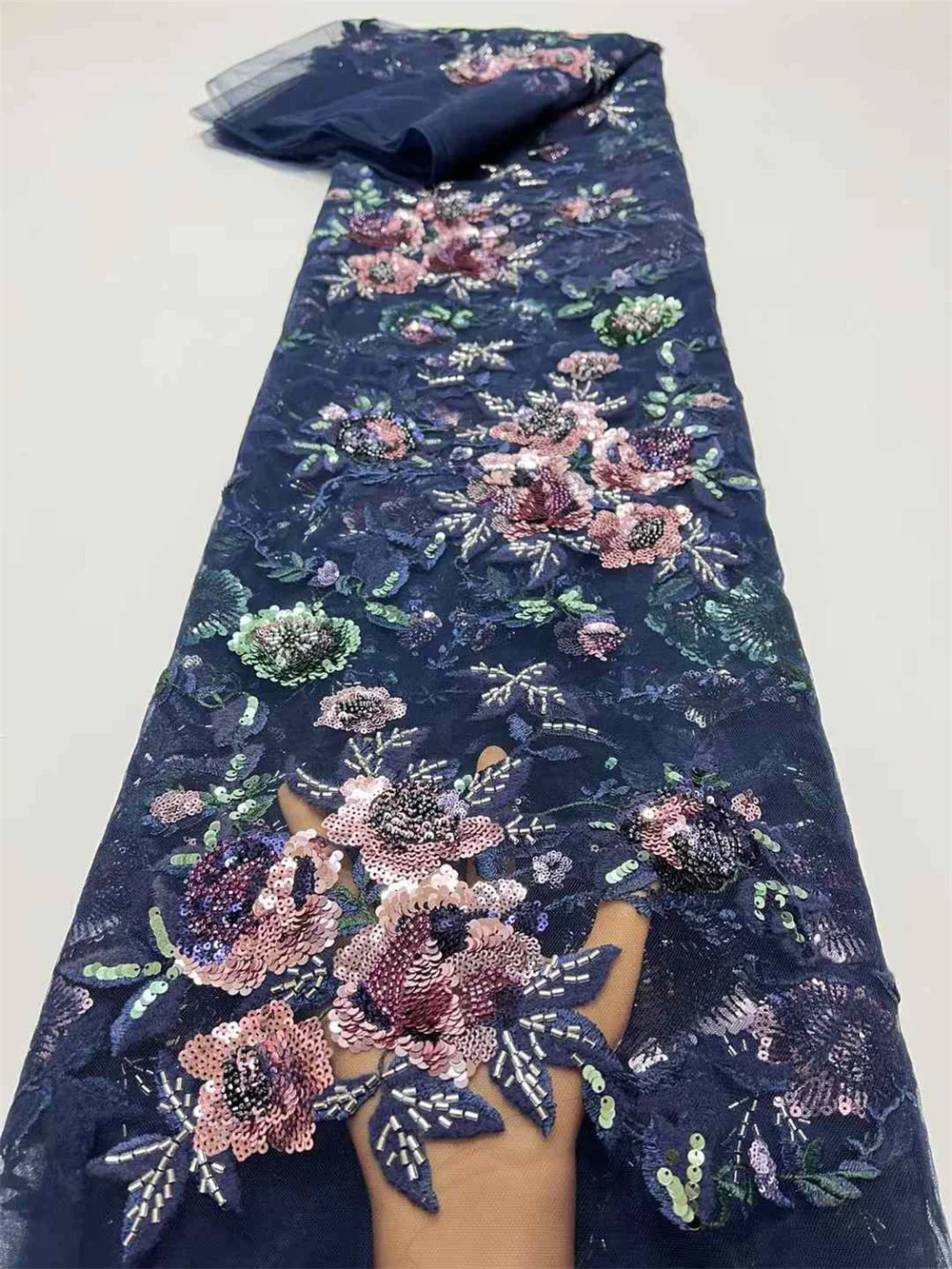 Кружевная ткань для вина 2024 высококачественное роскошное кружево с вышивкой из