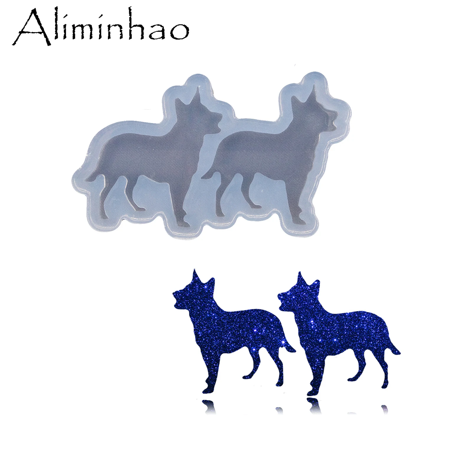 

Формы для торта Aliminhao силиконовые фигурки собак