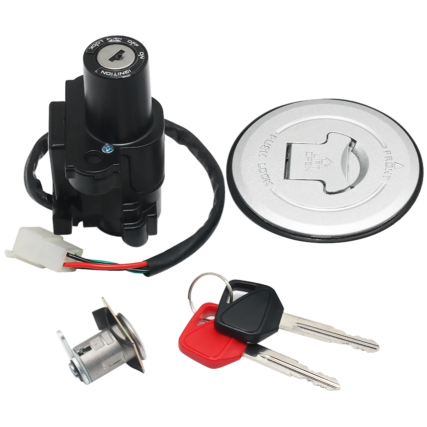 Замок зажигания топливного газа с комплектом ключей для Honda CB250 Hornet 250 35010-KEA-J50