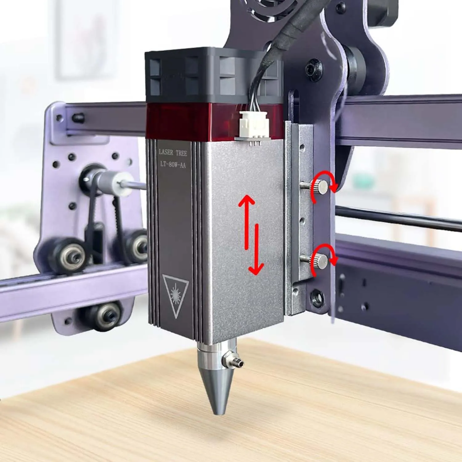 ZBAITU Laser Module Head Fixed Mounting Holder Adjustable Bracket Base For CNC Engraver Cutting Woodworking Machinery Parts enlarge