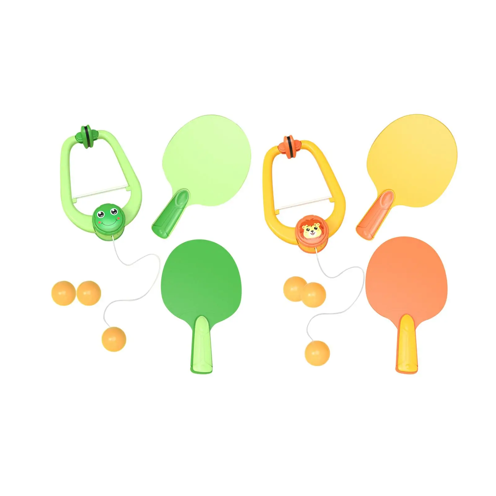 

Hanging Table Tennis Hand Eye Coordination Home Parent Child Toy Ping Pong Paddles and Balls Training Device with Hanger