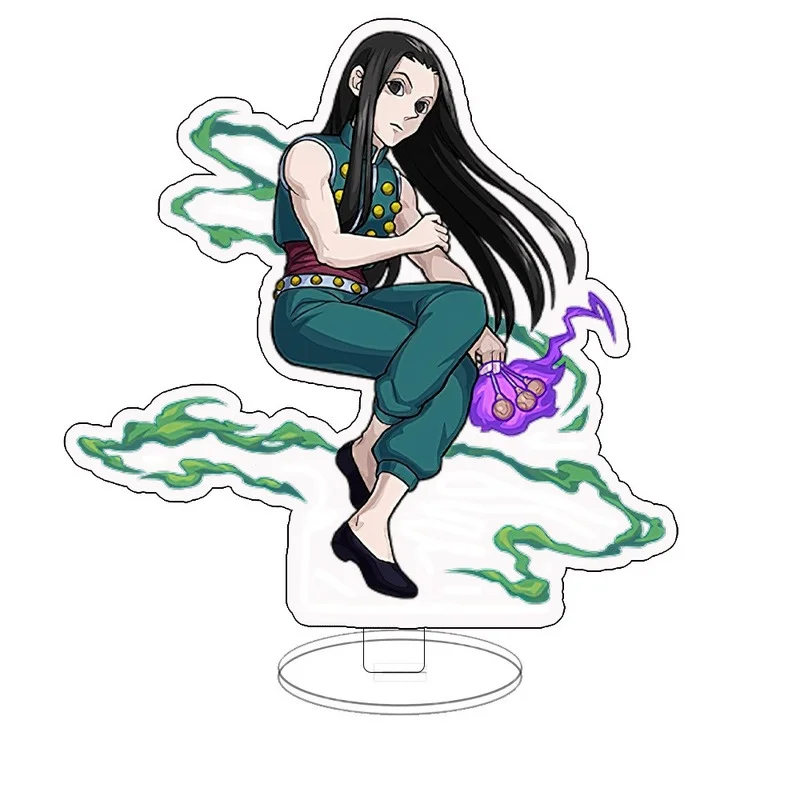 1 шт. мультфильм аниме Hunter X акриловая модель на подставке Gon Freecss Hisoka Killua Zoldyck