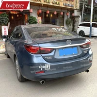 for mazda 6 atenza 2014 2015 2016 2017 2018 2019 abs plastic unpainted color car tail wing trim rear trunk lid spoiler