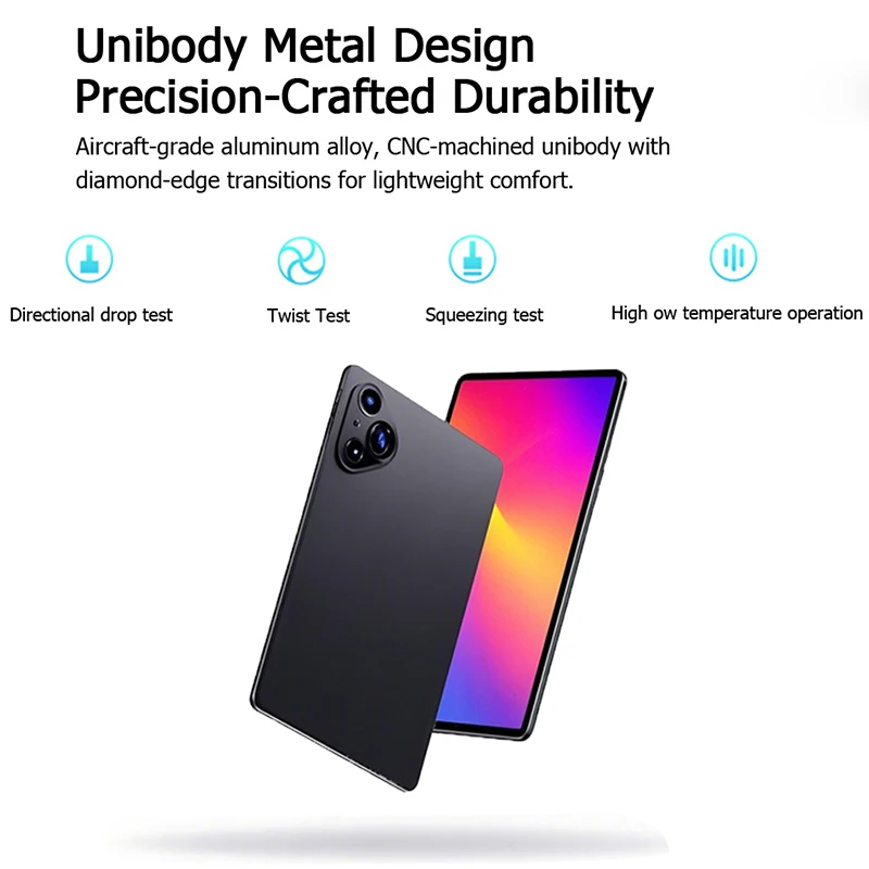 Фото BDF P70 TAB 4 ГБ (2 + 2 0 расширения) ОЗУ + 64 ГБ ПЗУ 5G Wi-Fi Восьмиядерный процессор с двойной камерой SIM-карта Android 13 Аккумулятор 6000 мАч №5