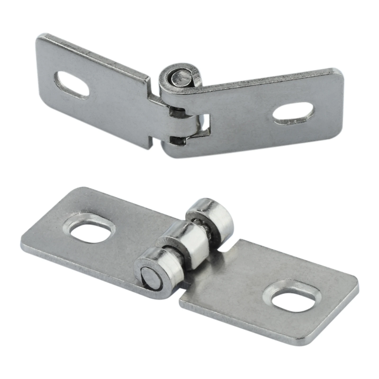 

2pcs Metal Foldable Hinges Cabinet Door Window Luggage Jewelry Box Wine Case 45*14mm Rectangle Furniture Hinge
