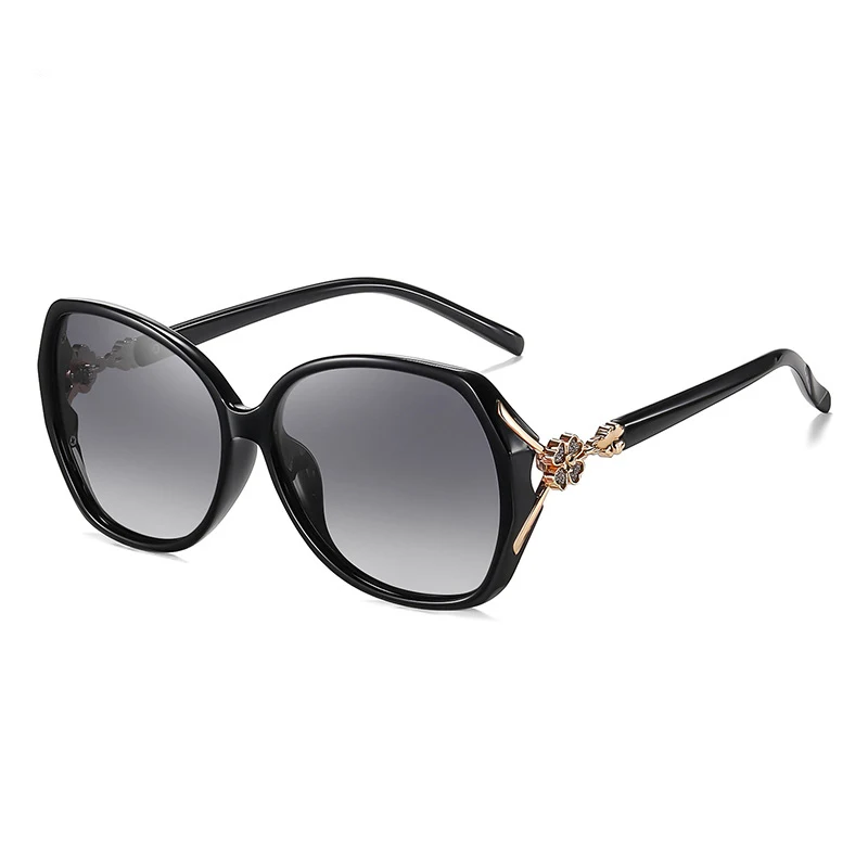 VAKA круглые поляризационные солнцезащитные очки женские винтажные брендовые