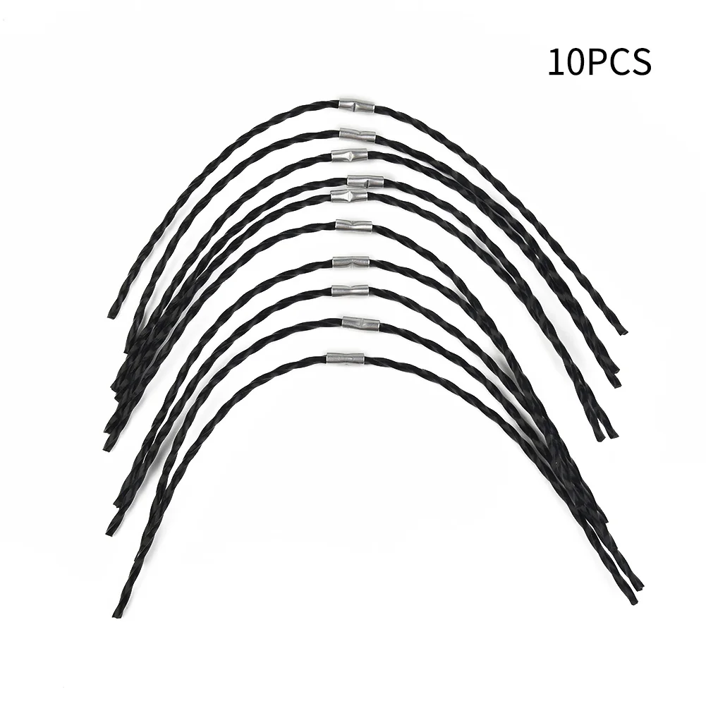 

10PCS Grass Trimmer Cutting Thread Spool Line For Bosch ART23 ART26 ART30 3.5mmx31cm LawnMower BrushCutter Spare Tools