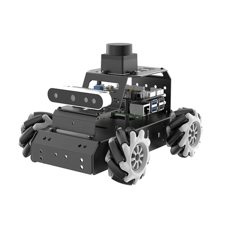 4WD Mecanum RC Автомобильное шасси с камерой глубины для программируемого робота Raspberry