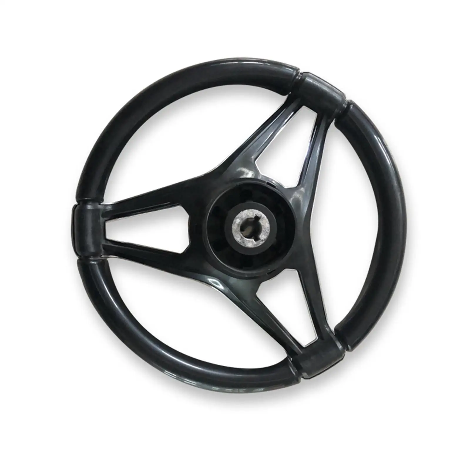 

Universal Boat Steering Wheel Parts Weatherproof UV Resistant 3 Spoke Plastic Control for Speedboat Vessels Yacht Marine