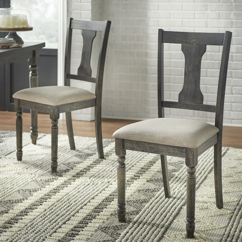 

Burntwood Dining Chair, Set of 2, Weathered Grey