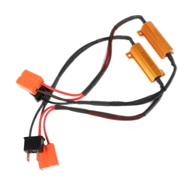 

H7 50W 6Ω Car LED Canbus Load Resistor Controller Warning Canceler LED Decoder Light Error Free 12V-24V Resistance