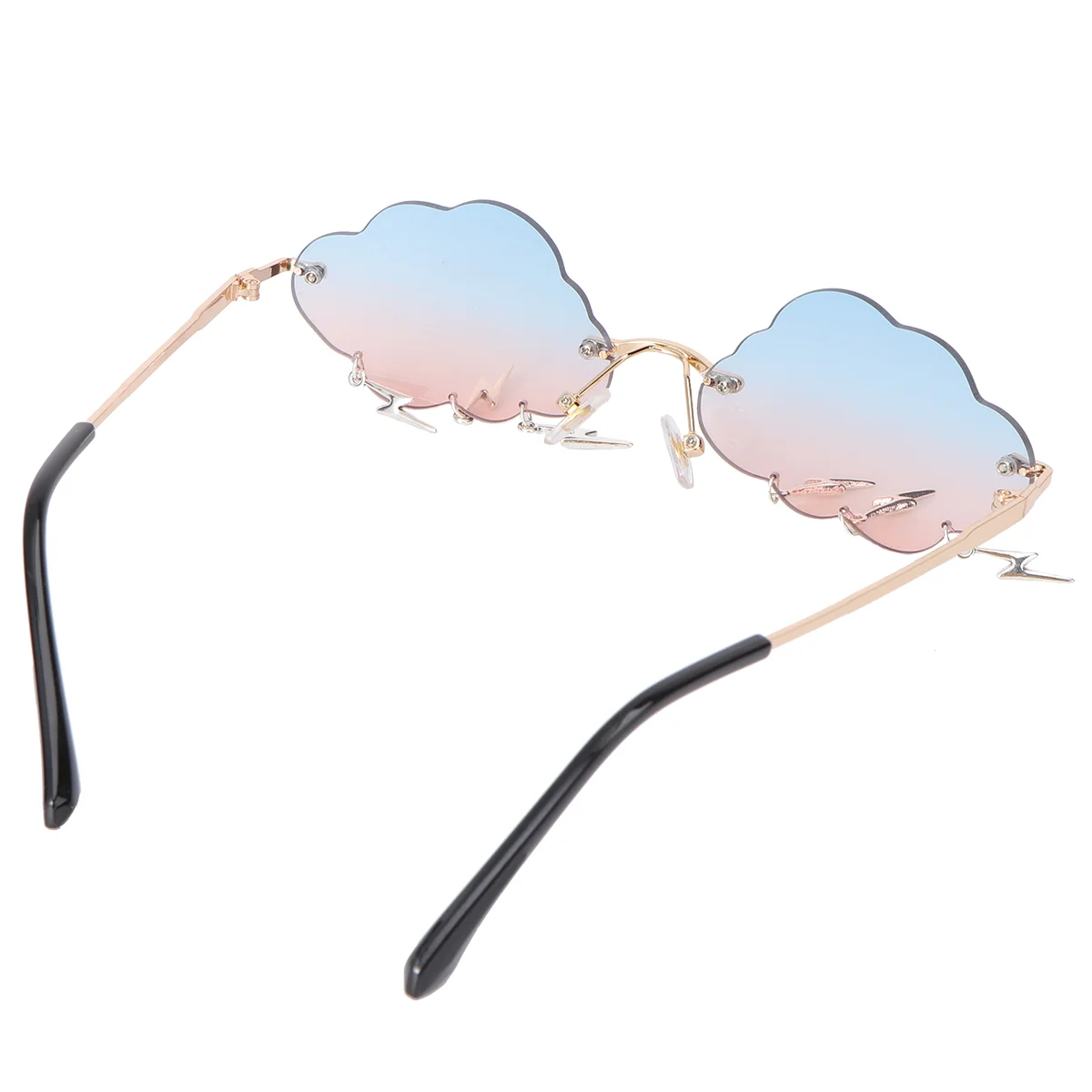 

Cloud Sunglasses Fashion Sunglasses Men Retro Eyewear Hippie Vintage Sunglasses Punk Rimless Eyeglass Costume Sunglasses Man