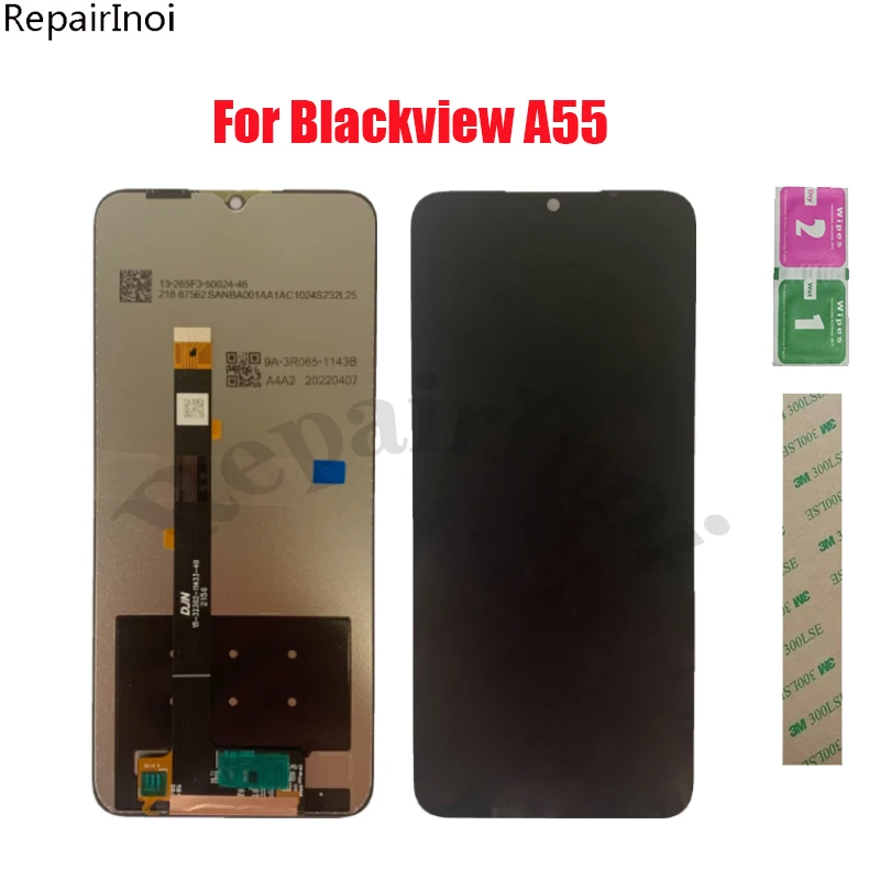 

New Tested High Quality LCD Display For Blackview A55 Android 11 Display LCD Touch Screen Digitizer Assembly Replacement