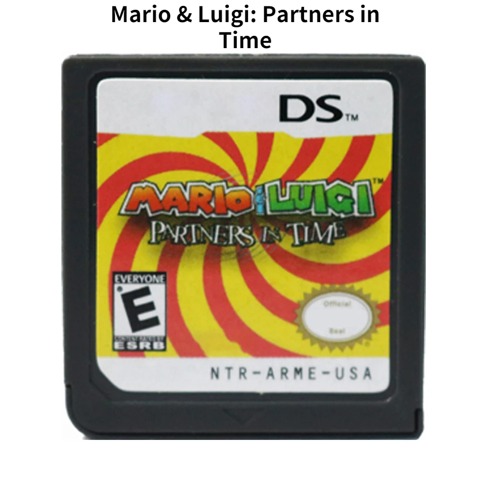 

DS Games Mario Series Mario & Luigi Partners In Time for DSI 2DS 3DS XL Video Game Console English Language US Version
