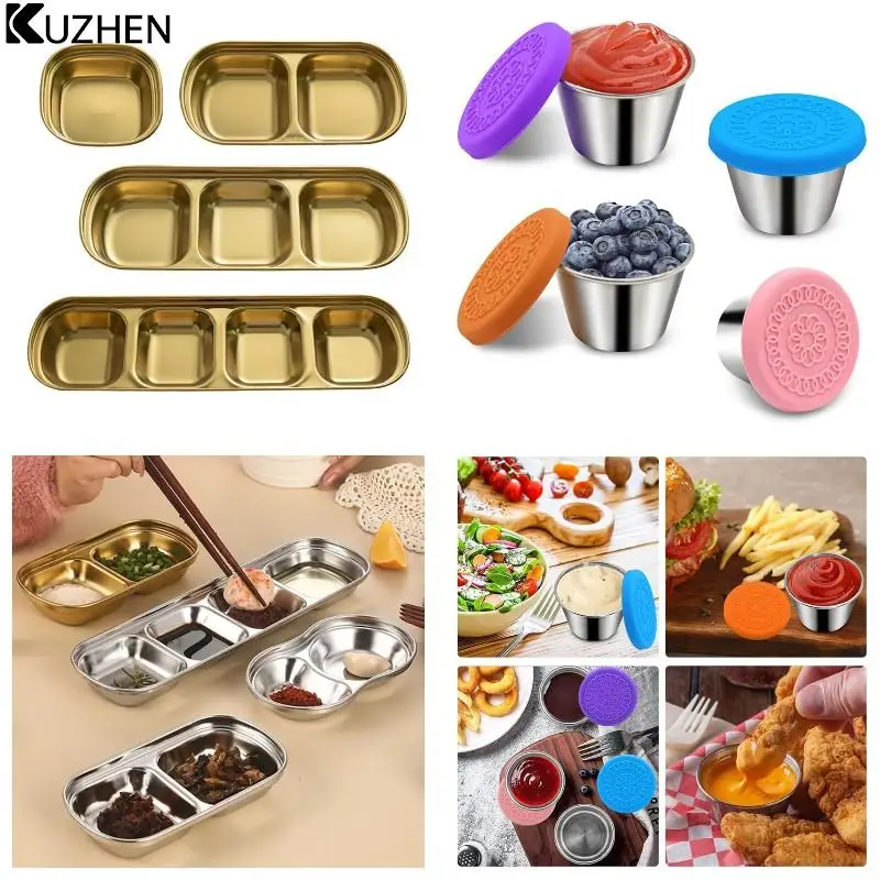 Plate Seasoning Plate Square Bbq Snack Plate Kitchen Condime