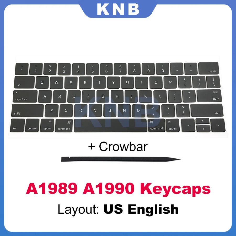 

Клавиатура A1989 A1990 с колпачками для клавиш, клавиши для Macbook Pro Retina 13 "15", английская раскладка, 2018 2019