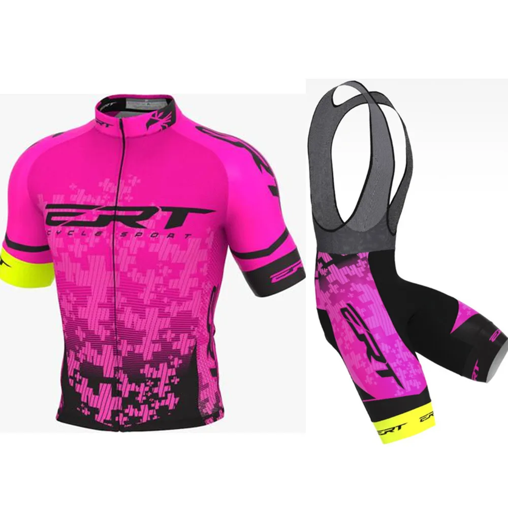 

2022 Ert Cycling Outfit Team Men's Cycling Short Sleeve Jersey Maillot Clothing Brasil Roupas De Ciclismo Masculino Bike Sets