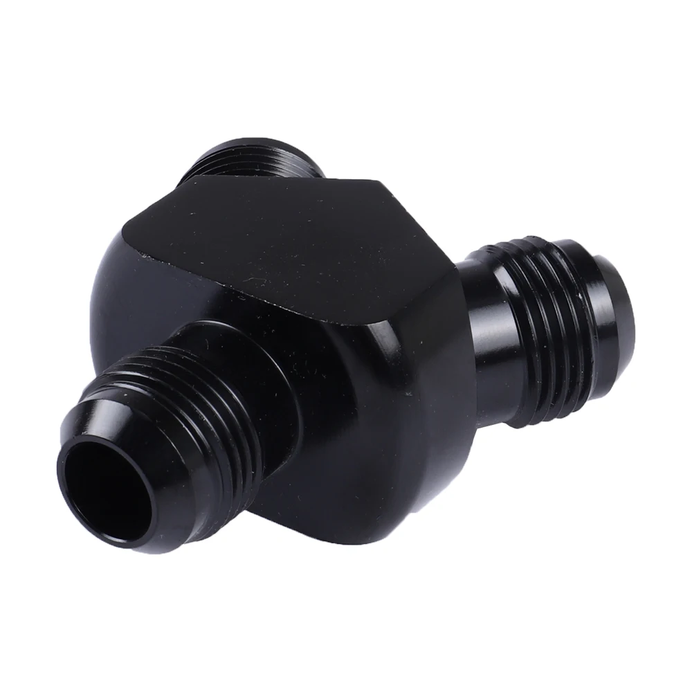 AN6 AN8 AN10 Блок адаптер фитинги Y-типа соединение маслопровода алюминий черный 6 8 10 AN