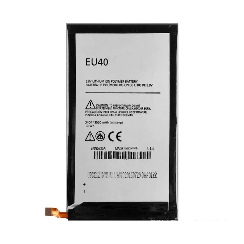 

3500 мАч EU40 SNN5925A Аккумулятор для Motorola Moto Droid Ultra XT1080 MAXX ML-M075H смартфона высококачественные сменные батареи
