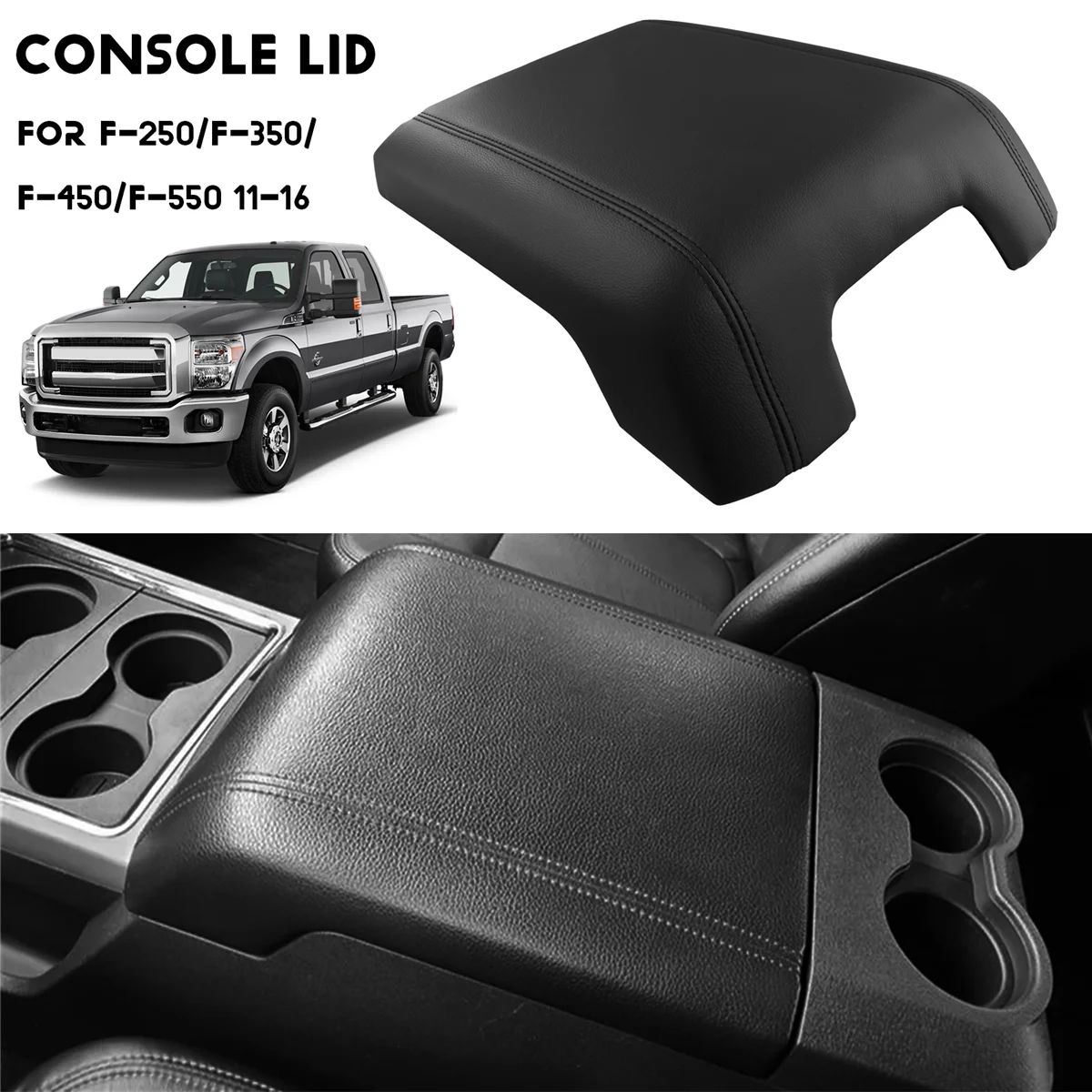 BC3Z 2806024 Крышка консоли центрального подлокотника автомобиля AA для Ford F250 F350 F450 F550