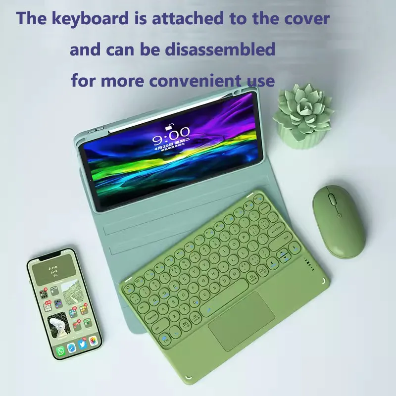 ASH Touchpad Keyboard для Xiaomi Pad 7 Pro 11 2 дюйма 2024 6 дюймов 5 5Pro Redmi SE Мягкий кожаный чехол