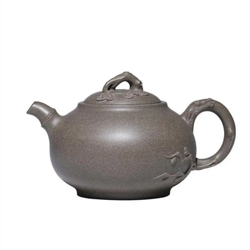 

200ml Chinese Yixing Purple Clay Teapots Famous Artists Handmade Tea Pot Raw Ore Green Section Mud Kettle High-end Zisha Tea Set