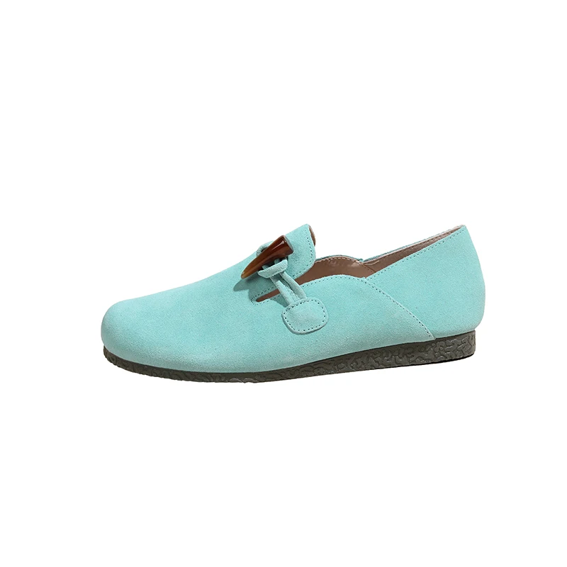 

Plus Velvet Beanie Shoes 2023 New Spring And Autumn Women's Shoes Flat Shoes Fur Shoes One Foot Cotton Shoes