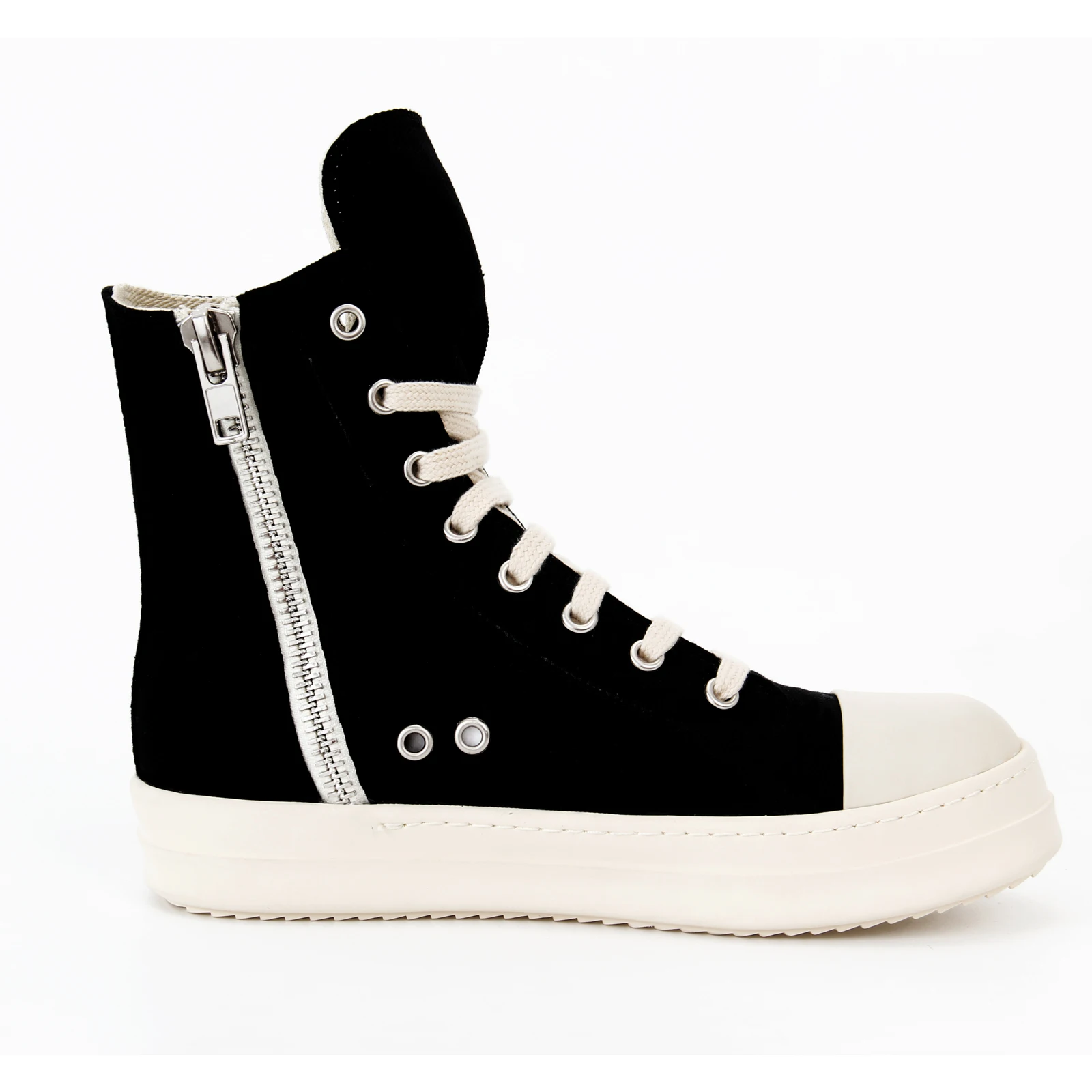 Rick Luxury Canvas Shoes For Women 2023 Men Shoes Casual new in Black Short Boots Platform Fashion Luxury Designer Summer Shoes