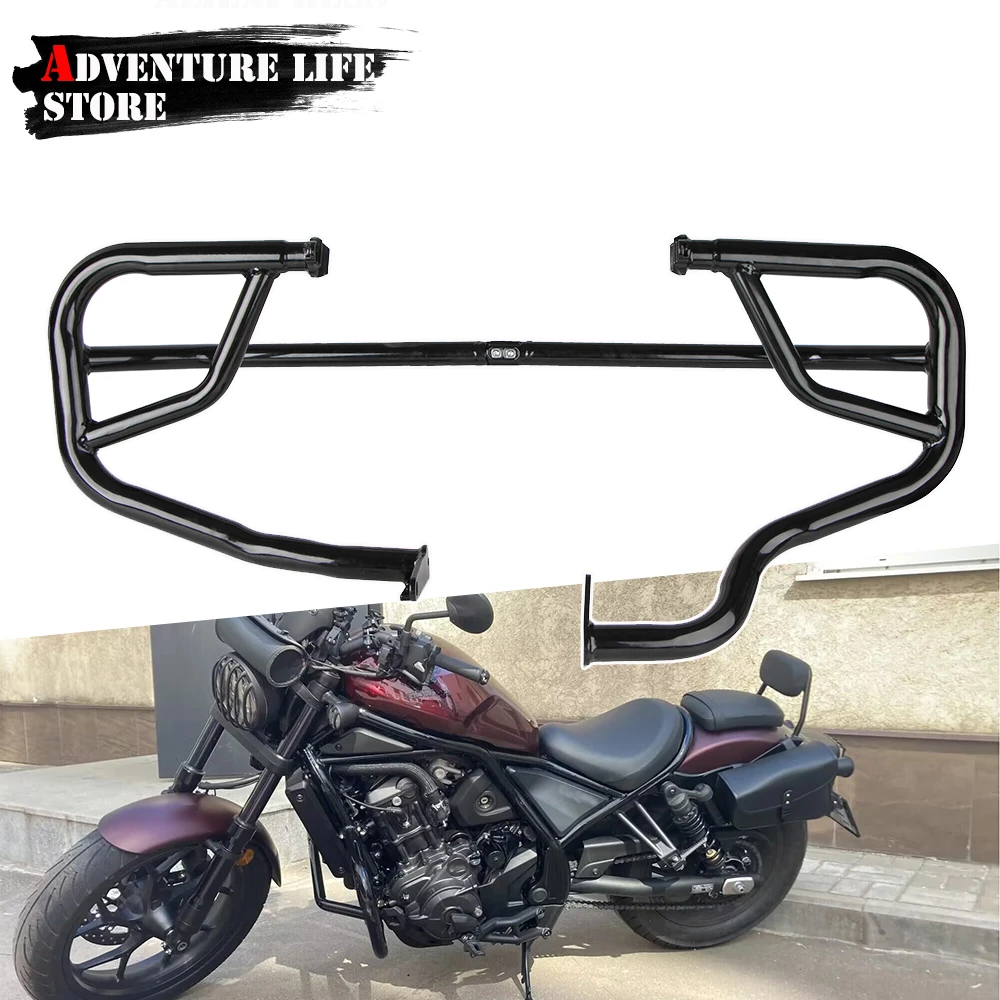 

Для Honda CMX 1100 полоса защиты двигателя мотоцикла защита рамы Бампер для Rebel CMX1100 2021 2022 нержавеющая сталь