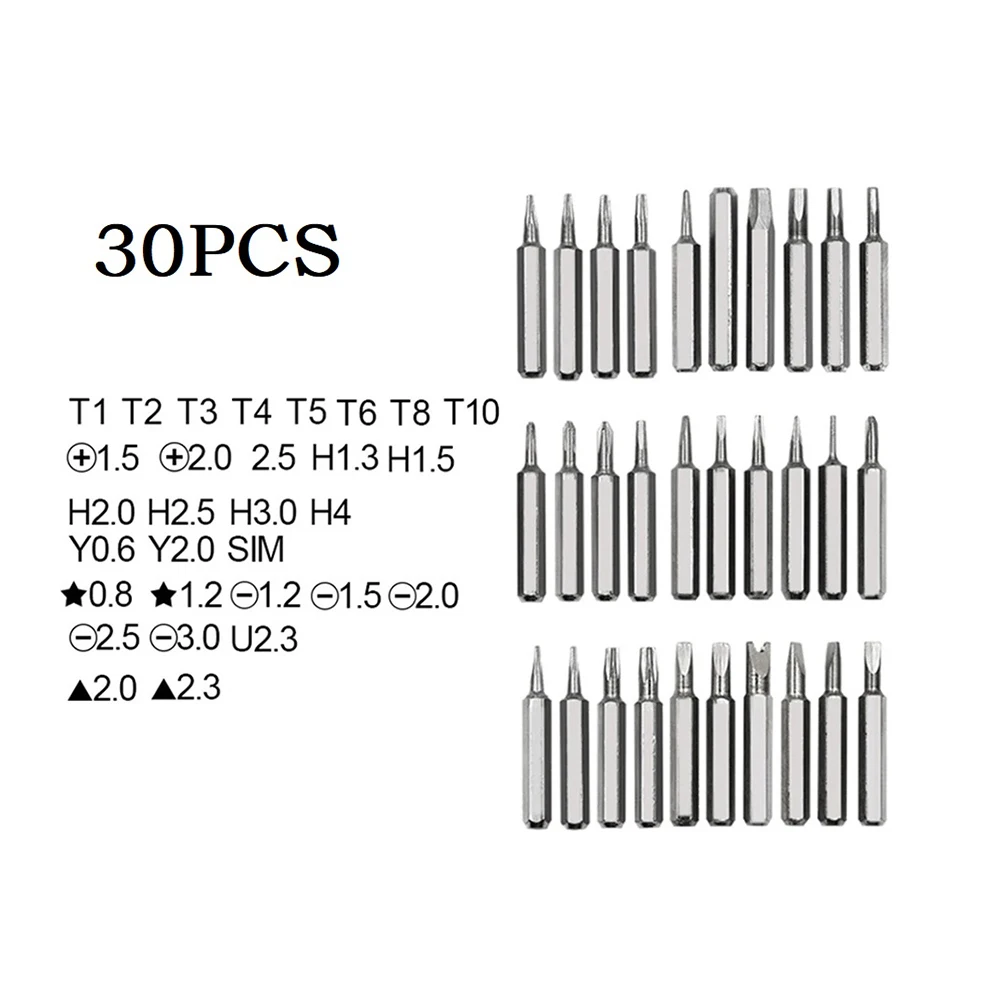 

32In1 Magnetic Screwdriver Bits Non-slip Handle 8mm Holder Set Torx Ratchet Screw Driver For Electronic Repairing Manual Tools