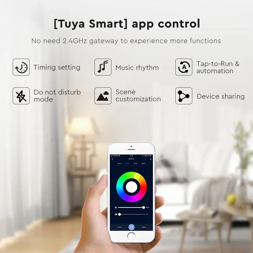 Miboxer Tuya APP Zigbee 2. 0 3 0G WiFi двойная белая одноцветная Светодиодная лента 2 в 1