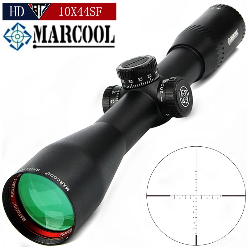 

MARCOOL 10x44 SF Hunting Scope Tactical Focus 10 yds 1/10 MIL Rifle Scopes For AR 15 .223 5.56