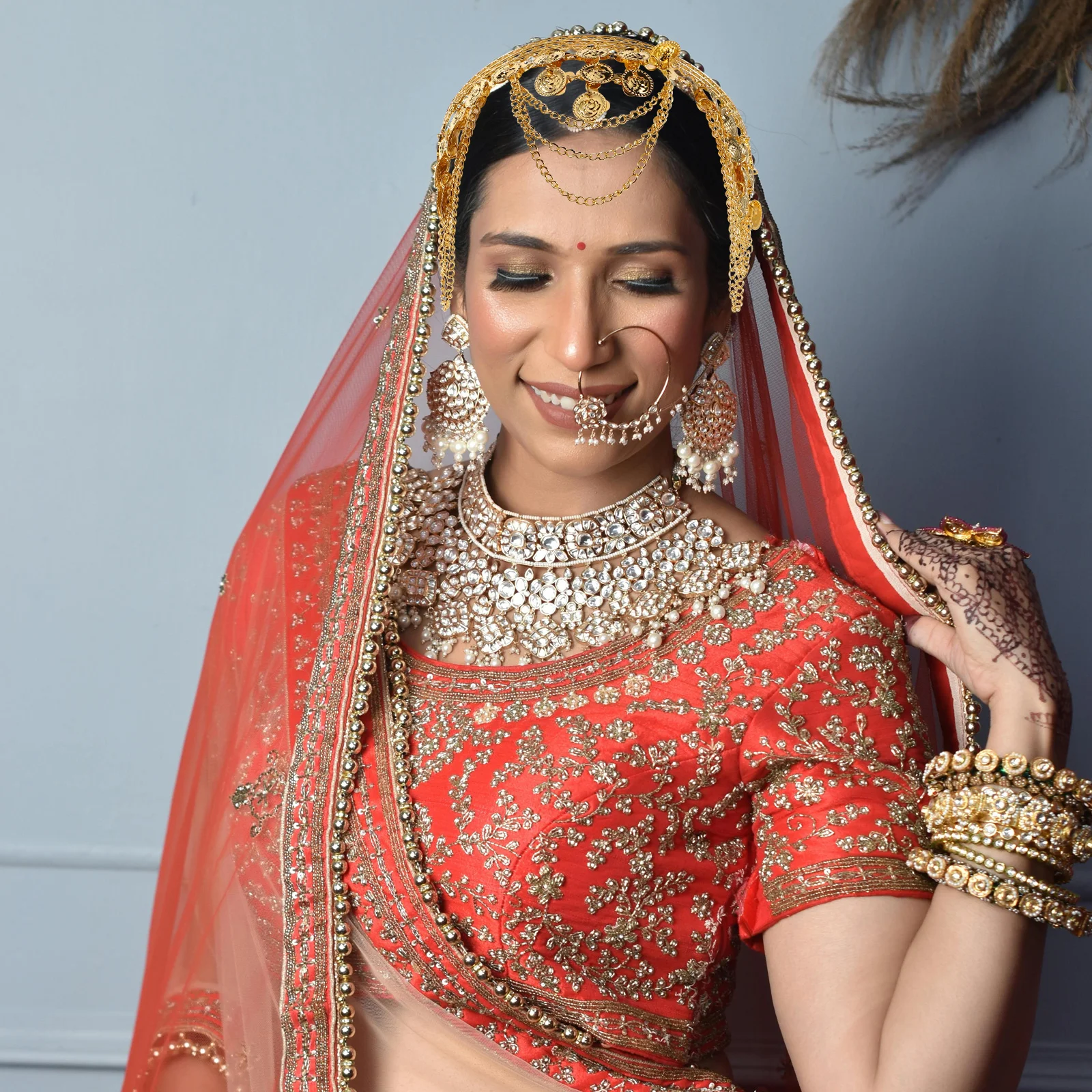 Аксессуары для волос Золотые украшения Ретро Пром Кисточка Племенный аксессуар