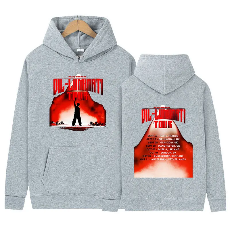 Толстовка Diljit Dosanjh Dil-Luminati Tour 2024 Мужская Модный пуловер в стиле хип-хоп винтажная
