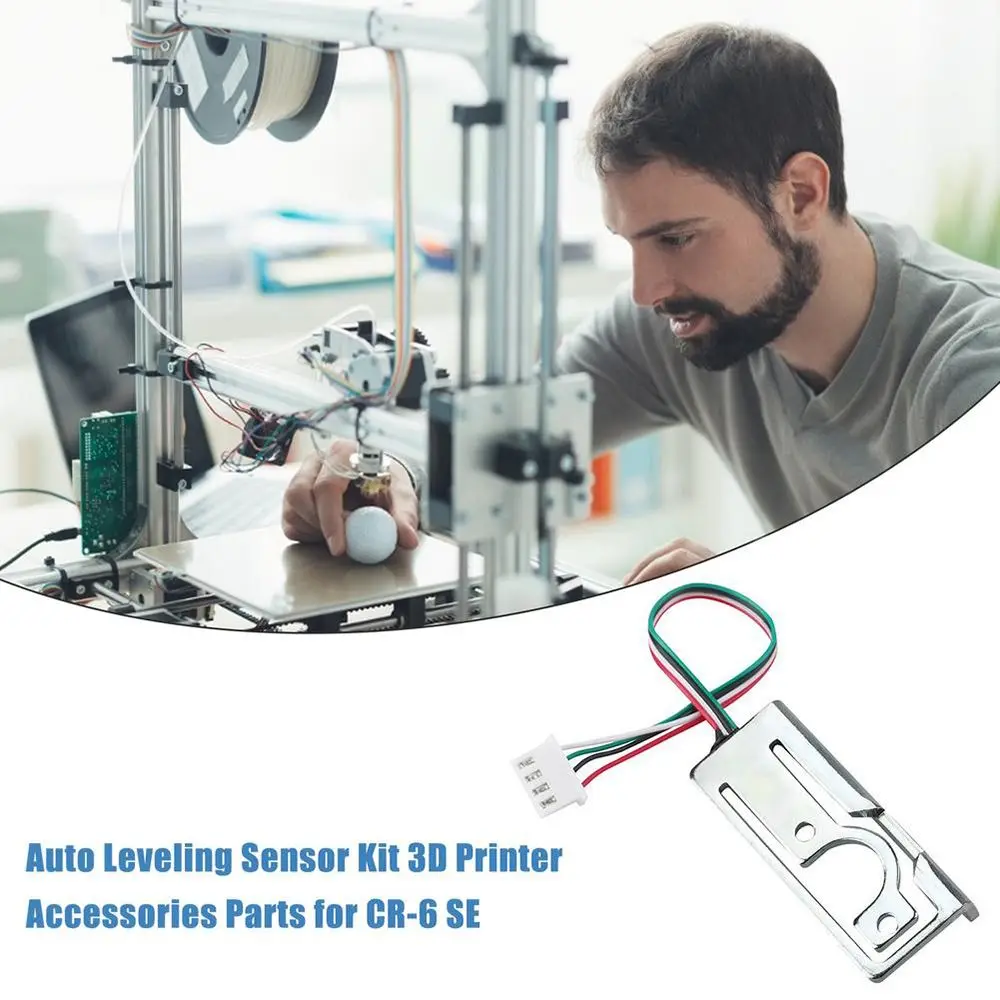 

Accessories Metal For CR-6 SE 3D Printer Parts Leveling Set Heated Bed Leveling Auto Leveling Sensor KitFor CR-6 SE