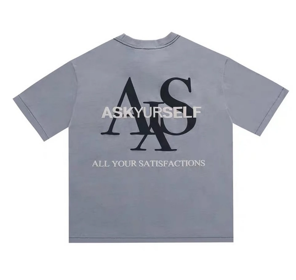 

Футболка мужская оверсайз с коротким рукавом и надписью