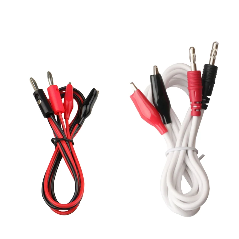 

10A Banana Plug Alligator Clip DC Regulated Power Supply Output Cable Connecting Line For Cell Phon Repair