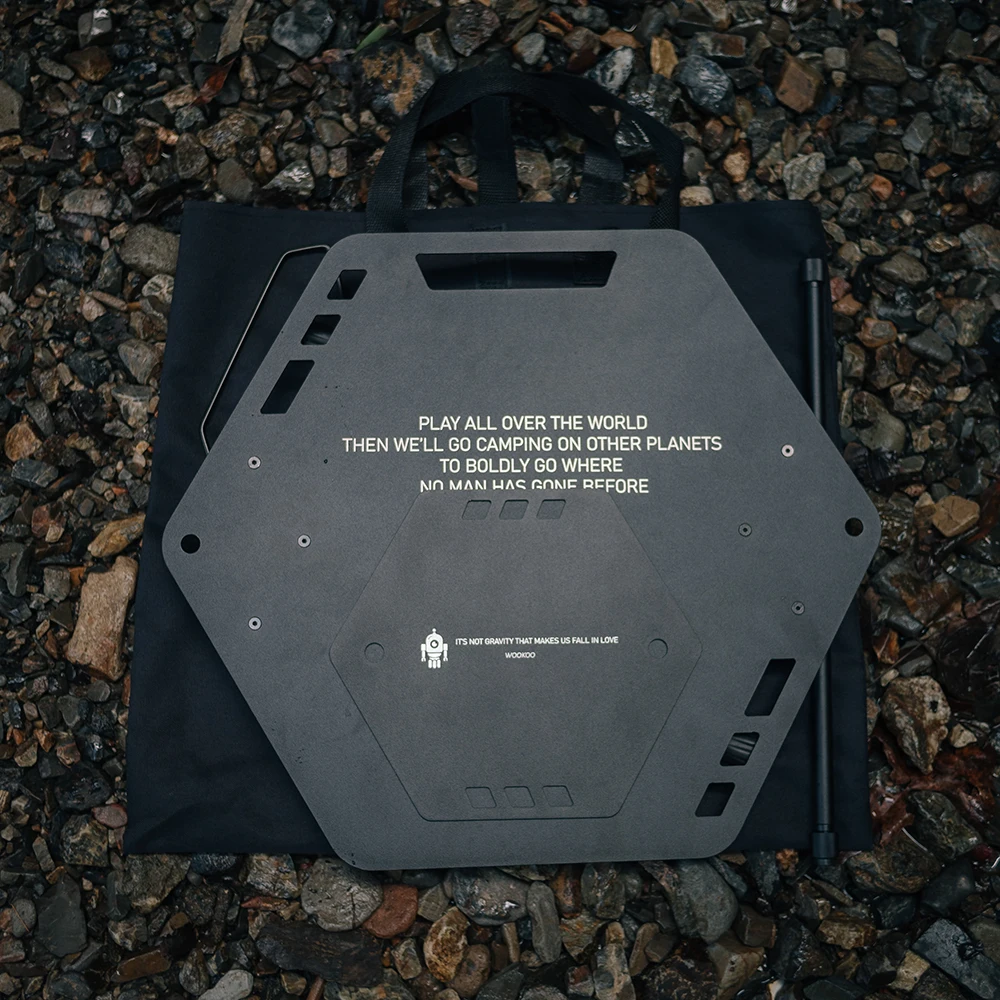 WOOKOO-шестигранный складной тактический стол алюминиевый сплав легкий