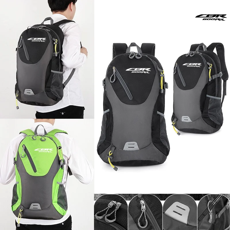 

For Honda CBR 600RR CBR600RR 2004-2022 40L Large Capacity Waterproof Backpack Men/Women Ideal Hiking Cycling Travel Laptops