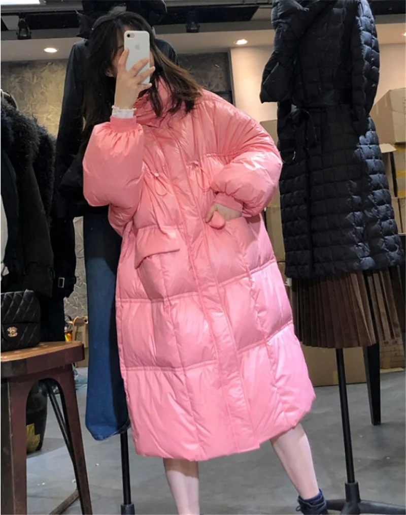 Winter Jacket Women Down Coat Female Thick 90% White Duck Down Jacket Womens Long Coats Warm Hooded Clothes